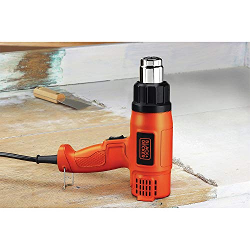 Buy now BLACK+DECKER Heat Gun for Crafts, Corded, Dual Heat Settings up to 1000 Degrees, 1350 Watt (HG1300) at indiglob india
