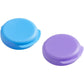 EZY DOSE Daily Round, Compact, Small, Discrete, Portable On-The-Go Pocket Pharmacy, Pill Box, Organizer and Vitamin Containers, Snap Shut Lids, Travel Friendly, Blue and Green, 2 Pack, BPA Free