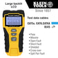 Buy now Klein Tools 80072 RJ45 Cable Tester Kit with LAN Scout Jr. 2, Coax Crimper / Stripper / Cutter Tool and 50-Pack Pass-Thru Modular Data Plugs at indiglob india