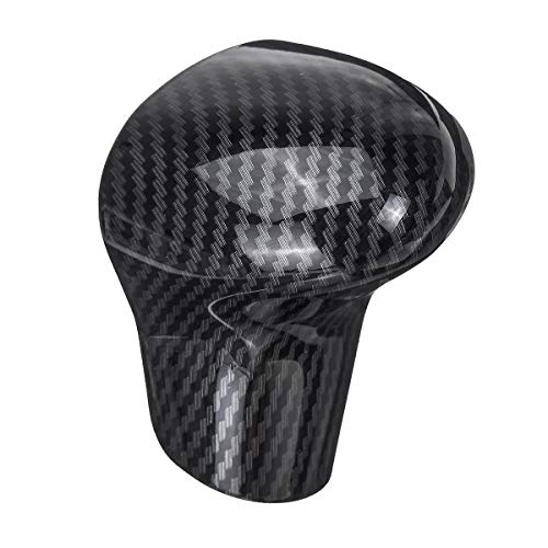 Buy now Suitable for Audi Shift knob Cover Shell Interior Modification (ABS Carbon Fiber Plaid) (B) at indiglob india