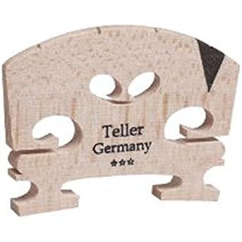 Teller Germany V Insert Semi Fitted Violin Bridge 4/4, 9142-44