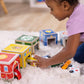 Buy now Melissa & Doug Nesting and Sorting Blocks - 6 Buildings, 6 Wooden Vehicles - FSC Certified at indiglob india