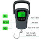 Buy now Digital Hanging Luggage Scale with Comfortable Handle and Large Hook, 110lb/50kg, Backlit Portable Scale for Travel Fishing with Tare/Hold Function, AAA Batteries Included, Grey at indiglob india