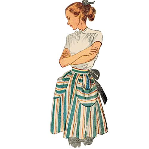 Buy now Simplicity SS9496OS Misses' Vintage Apron Sewing Pattern Kit, Code S9496, One Size at indiglob india