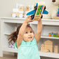Buy now Melissa & Doug Wooden Airplane Play Set with 4 Play Figures and 4 Suitcases at indiglob india