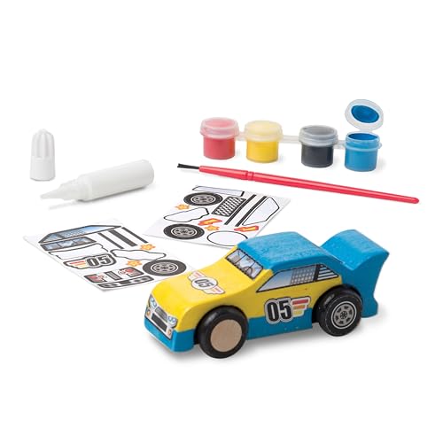 Buy now Melissa & Doug Created by Me! Race Car Wooden Craft Kit at indiglob india