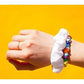 10 Pack White Cotton Scrunchies for Tie Dye Hair Elastic Hair Ties Pony Tail Holder for Party - My Store
