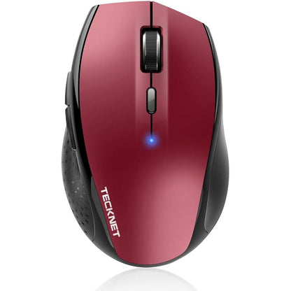 TECKNET Bluetooth Mouse, 4800 DPI Wireless Mouse, 2-Year Battery 6 Adjustable DPI, 6 Buttons Compatible with Laptop/Windows/Computer - Black