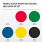 Buy now Speedball Premium Block Printing Ink Set - 6 Colors for Fabric and Paper - Water Soluble Oil Based Ink - 1.25 oz Each - Non Toxic Art Supplies at indiglob india