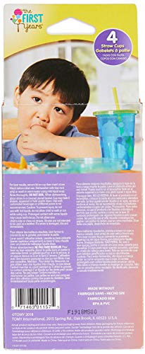 Buy now The First Years Take & Toss Straw Cup, Boy, 10 oz, Multicolor, 4 Count at indiglob india