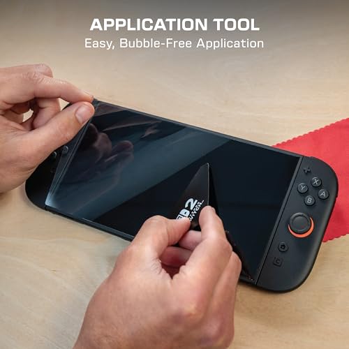 Buy now Turtle Beach PlayTrek Screen Protector Kit - Nintendo Switch 2, Anti-Blue Light, Easy Install, Screen Protector, Applicator Tool at indiglob india