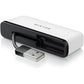 Belkin Travel 4-Port USB 2.0 Hub with Built-In Cable Management (White) - My Store