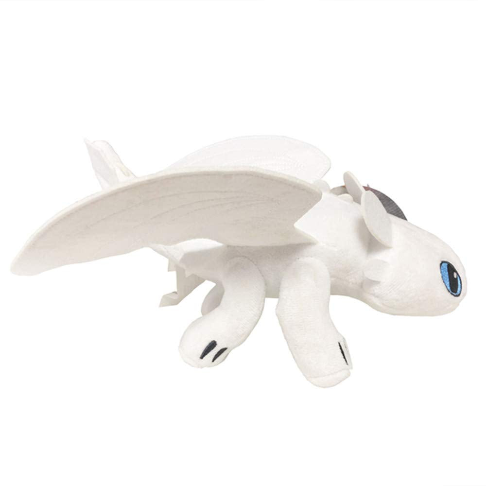 Buy now How to Train Your Dragon 10" Light Fury Plush Toy - Toothless Stuffed Animal Doll, Defenders of Berk by Yamadura at indiglob india
