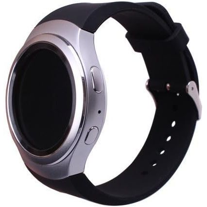 Buy now ECSEM Large Silicone Replacement Wristbands Compatible with Samsung Gear S2 SM-R720 SM-R730 Smartwatch - Gear S2 Band/Strap - Black at indiglob india