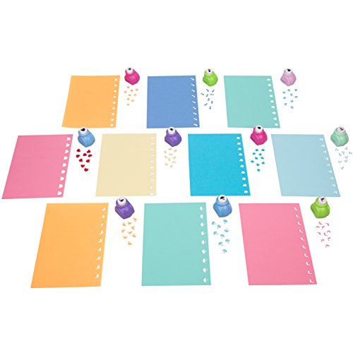 Buy now Scrapbook Paper Punch 26pc Mini Paper Hole Punchers w Case - All Different Crafting Designs Hole Punch for Greeting Cards, Scrapbooking, Arts & Crafts, Projects for Kid & Adults, Summer Camp, Gifts at indiglob india