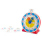 Buy now Melissa & Doug Turn & Tell Wooden Clock - Educational Toy with 12+ Reversible Time Cards at indiglob india