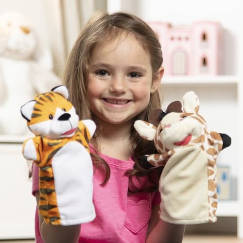 Buy now Melissa & Doug Zoo Friends Hand Puppets (FFP) at indiglob india