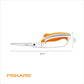 Buy now Fiskars Premier No. 8 Easy Action Scissors - 10" Spring Action Fabric and Craft Scissors - Arts and Crafts - Orange/White at indiglob india