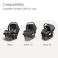Buy now UPPAbaby Extra Mesa Car Seat Base / Compatible with Mesa, V2 & V3 Infant Car Seats / SmartSecure Installation at indiglob india