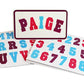 Buy now Ride Along Dolly Kid's Bicycle Customizable License Plate -Make Your Own Bike Name Plate -Includes Over 150 Letter and Cute Number Stickers Decals, Fits Most Bikes -Holiday Stocking Stuffer for Girls at indiglob india