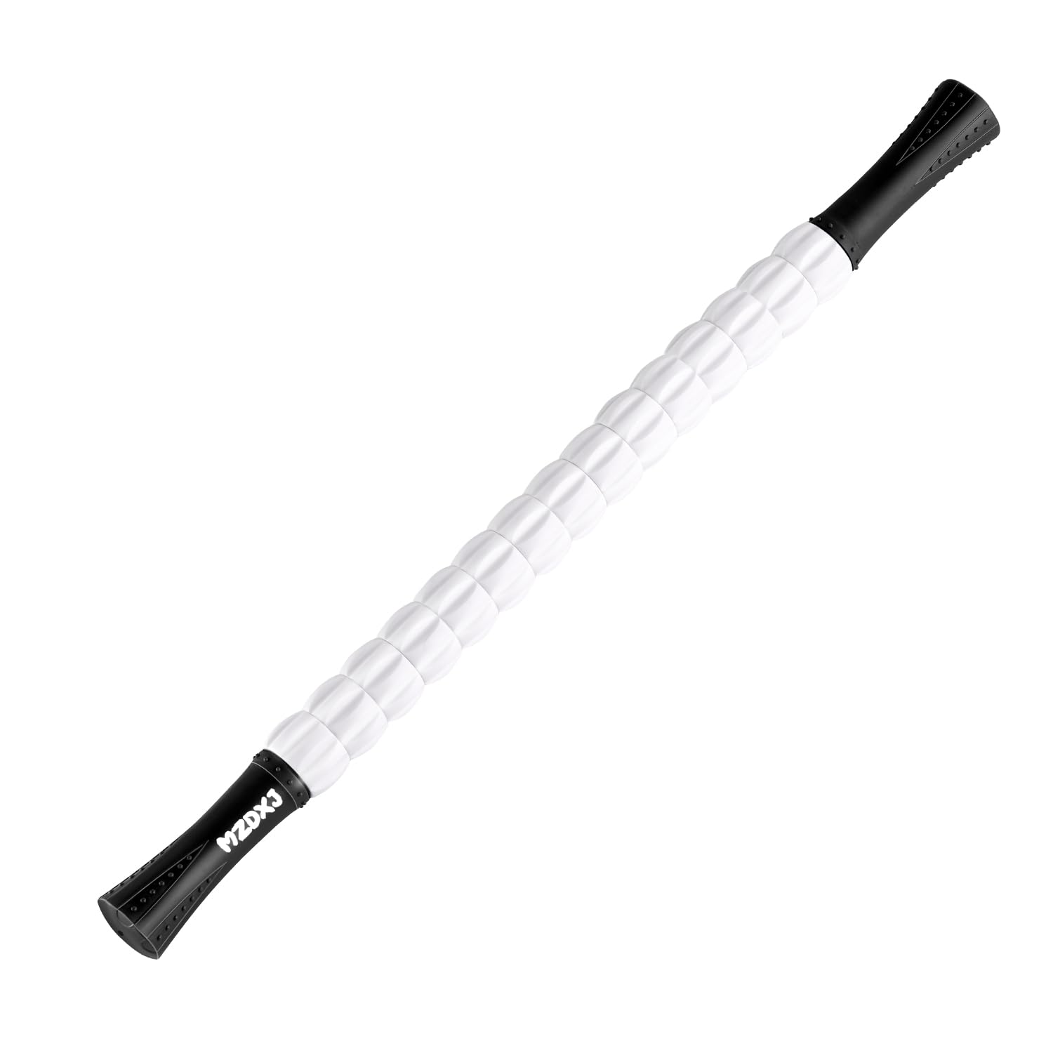 Buy now Muscle Roller Massage Roller Stick- Deep Tissue Fascia Blaster for Myofascial Pain Relief, Lymphatic Drainage & Body Sculpting, Handheld Physical Therapy & Recovery Tool (Black White-24 inch) Black White 24 Inch at indiglob india