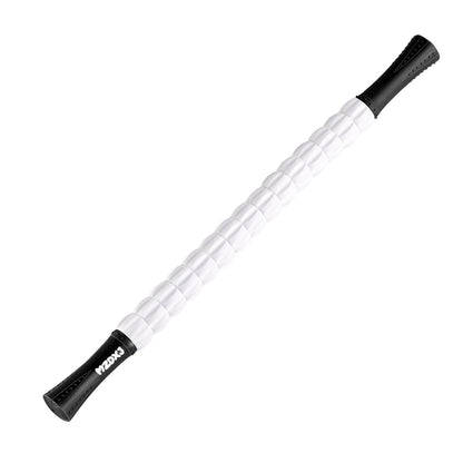Buy now Muscle Roller Massage Roller Stick- Deep Tissue Fascia Blaster for Myofascial Pain Relief, Lymphatic Drainage & Body Sculpting, Handheld Physical Therapy & Recovery Tool (Black White-24 inch) Black White 24 Inch at indiglob india