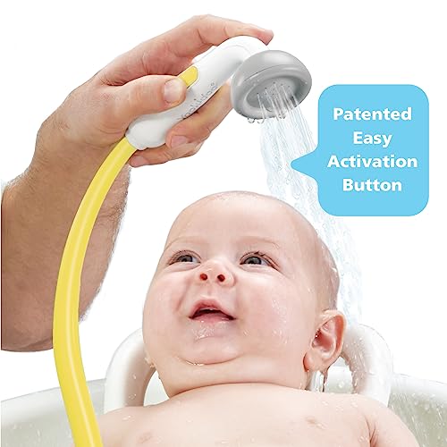 Buy now Yookidoo Baby Bath Shower Head - Elephant Water Pump and Trunk Spout Sprayer and Rinser-Control Water Flow from 2 Knobs Baby Bath Time Essentials for Newborn Babies in Tub Or Sink (Yellow) at indiglob india