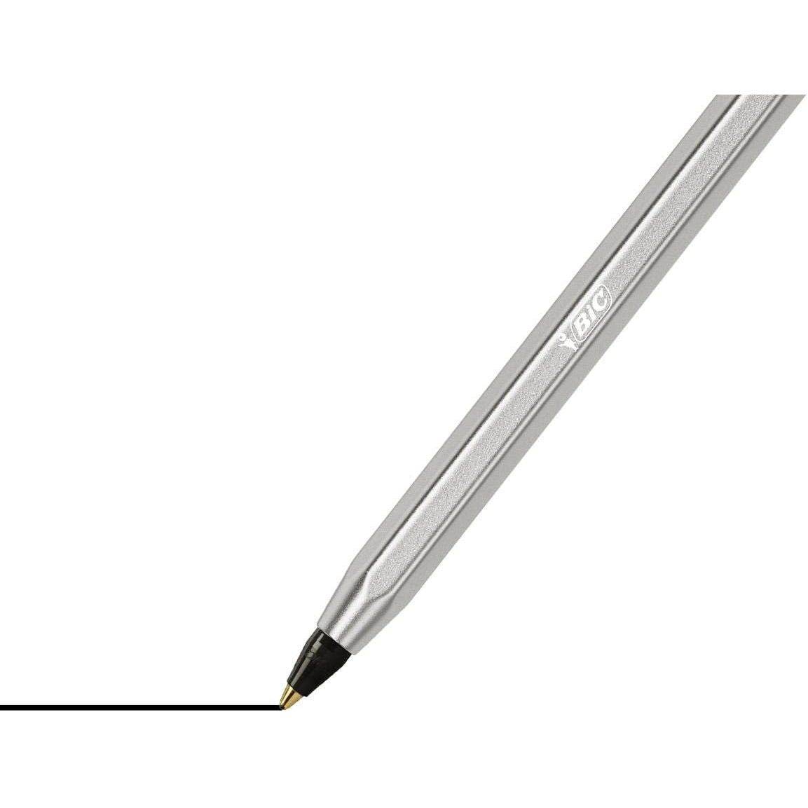 BIC Cristal ReNew Re-Fillable Pen and 2 Refills, Black Single Pack,501036 - My Store