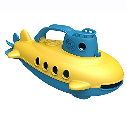 Buy now Green Toys Submarine - BPA, Phthalate Free Blue Watercraft with Spinning Rear Propeller Made from Recycled Materials. Safe Toys for Toddlers at indiglob india