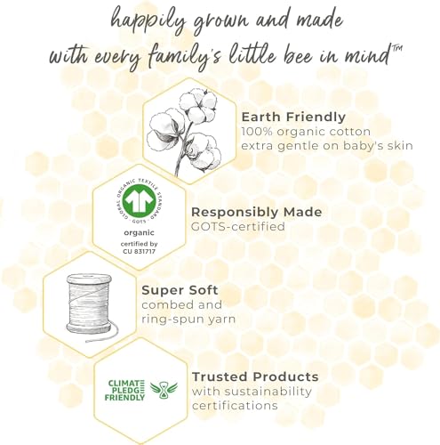 Buy now Burt's Bees Baby unisex-baby Beekeeper Wearable Blanket, 100% Organic Cotton, Swaddle Bag at indiglob india