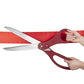 Buy now Giant Ribbon Cutting Scissor Set with Red Satin Ribbon Included - 25" Extra Large Scissors - Heavy Duty Metal Construction for Grand Openings, Weddings, Inaugurations, Ceremonies & Special Events at indiglob india
