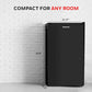 Buy now Honeywell Compact Upright Freezer, 3 Cubic Feet, Single Door Upright Freezer with Reversible Door, for Home, Dorms, Apartment, Office- Black at indiglob india
