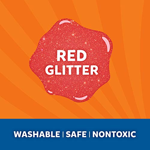 Buy now Elmer's 2022912 Liquid Glitter Glue, Washable, Red, 6 Ounces, 1 Count at indiglob india