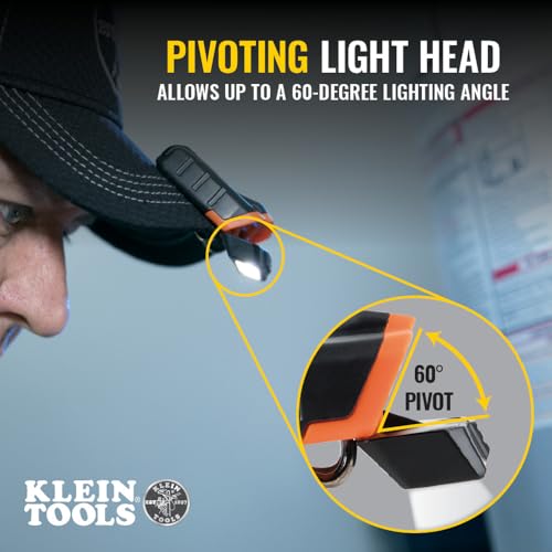 Buy now Klein Tools 56402 LED Light, Cap Visor Clip Light has Pivoting Head, 2xAAA Batteries, for Work, Running, Outdoor Hiking, Camping, Fishing at indiglob india