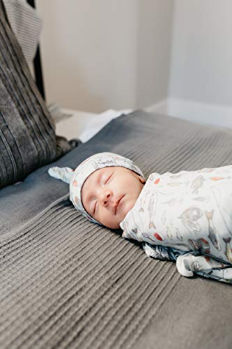 Buy now Copper Pearl Large Premium Knit Baby Swaddle Receiving Blanket Trout at indiglob india