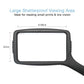 Buy now MagniPros Jumbo Size Magnifying Glass Wide Horizontal Lens(3X Magnification)- Shockproof Housing & Scratch Resistant Design W/Large Viewing Area Ideal for Reading Small Prints & Low Vision at indiglob india
