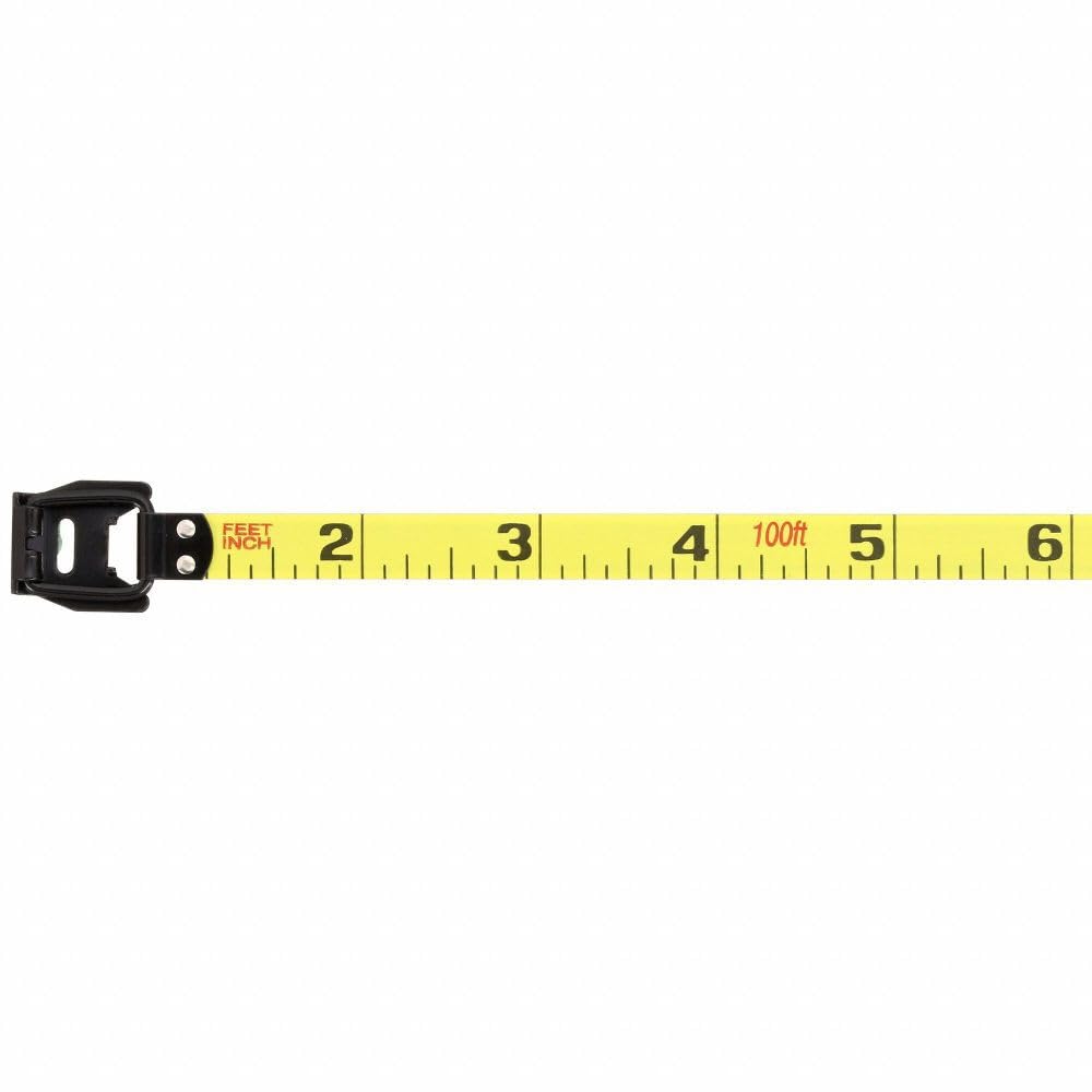 Buy now DEWALT Tape Measure, 100-Foot, Self-Lock, Solid Chrome Finish, Rubber Grip (DWHT34036L) at indiglob india