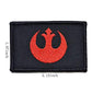 Buy now 4 Pieces Embroidered Morale Hook and Loop Fastener Tactical Patches at indiglob india