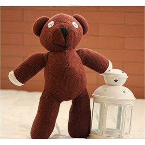 Teddy Bear Plush Figure Doll Toy Brown Stuffed Animal Teddy Bear Plushies Home Decor Gift for Kids 9”
