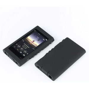 Soft Silicone Protective Skin Case Cover for Sony Walkman NW-A55HN A56HN A57HN A50 A55 A56 A57 (Black)