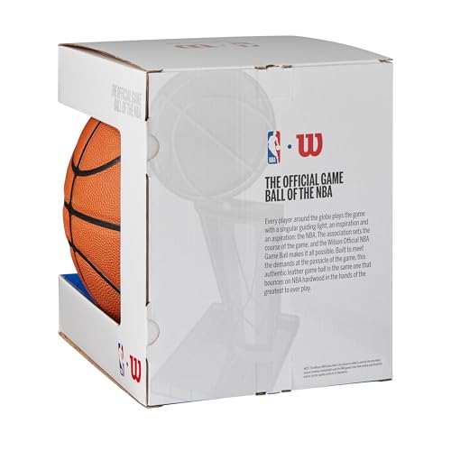 Buy now Wilson NBA Official Game Basketball - Brown, Size 7-29.5" at indiglob india