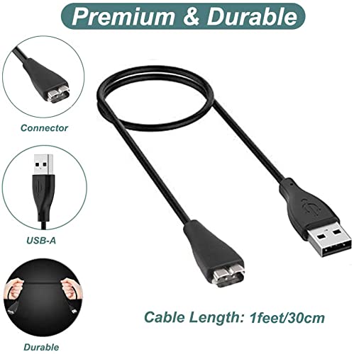 Buy now Kissmart Charger for Fitbit Charge HR, Replacement Charging Cable Cord for Fitbit Charge HR (30cm/1ft) at indiglob india