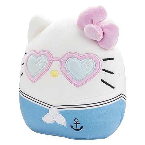 Buy now Squishmallows Original 8-Inch Hello Kitty Heart Glasses Plush - Official Jazwares Sanrio Valentine's Day Plush - Collectible Soft Squishy Stuffed Animal Toy - Gift for Kids, Girls & Boys at indiglob india