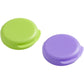 EZY DOSE Daily Round, Compact, Small, Discrete, Portable On-The-Go Pocket Pharmacy, Pill Box, Organizer and Vitamin Containers, Snap Shut Lids, Travel Friendly, Blue and Green, 2 Pack, BPA Free