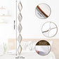Buy now Amyhill Set of 3 Teardrop Mirror Wall Decor 23.6 x 2.7 x 0.2 Inches Rustic Farmhouse Decorative Long Mirror Creative Boho Art Decor for The Living Room Bathroom Bedroom Entryway (White) at indiglob india