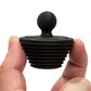 Buy now StopShroom Tub 2 Pack Universal Stopper for Bathtub and Bathroom Sink Drains, Black Plug 2pk, 2 Count at indiglob india