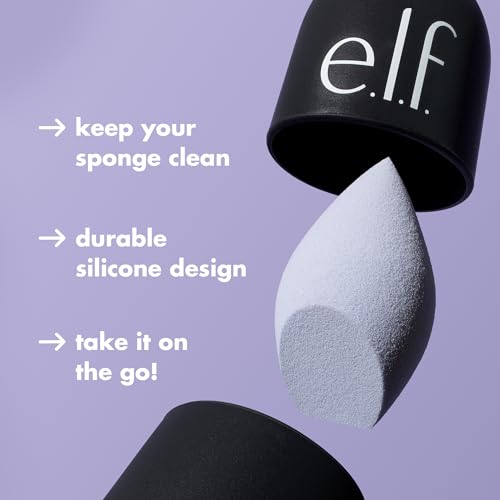 Buy now e.l.f. Safe Travels Sponge Case, On-The-Go, Breathable Beauty Sponge Protection From Dirt & Grimes, Durable Silicon Holder, Vegan & Cruelty-Free at indiglob india