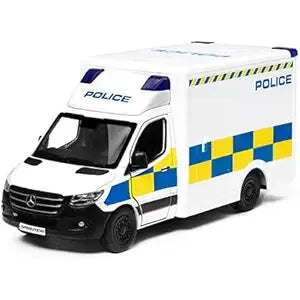 KiNSMART - Mercedes-Benz Sprinter UPS Edition Cargo Van, 1:48 O Scale Die Cast Metal Model Toy Van, Pull-Back Action