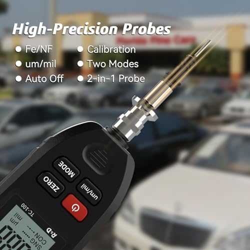 Buy now Car Coating Thickness Meter for Used Car Buyers, Paint Mil Thickness Meter Gauge Check The Car’s Original Coating Auto Car Paint Meter (Black) at indiglob india