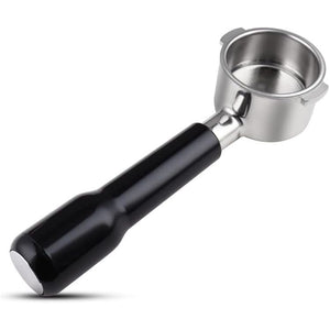 51mm portafilter for Delonghi ECP3420/EC155/BCO430/EC260, 51mm bottomless portafilter 2 ears, Stainless Steel Replacement Parts for Delonghi Handle